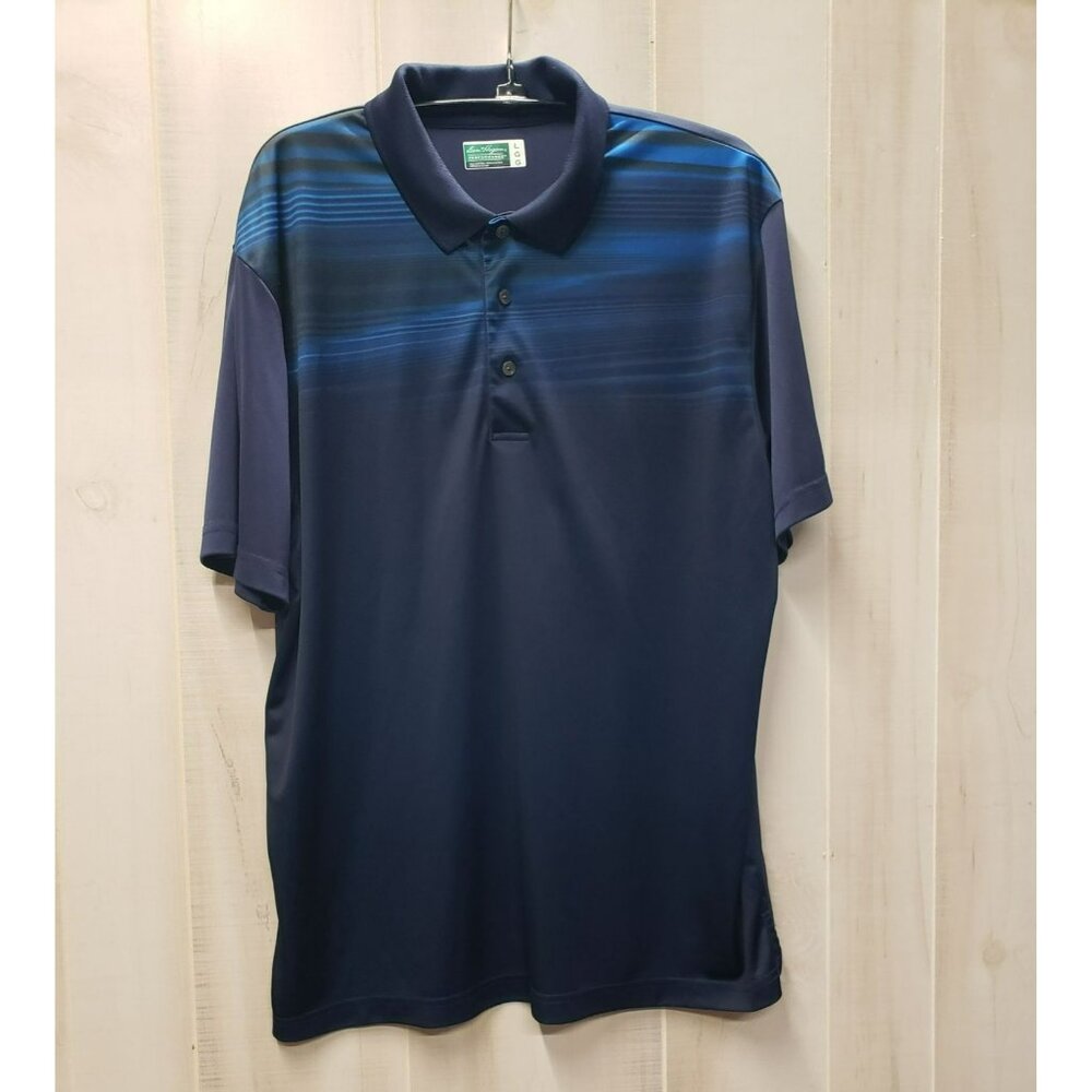 Ben Hogan Performance Polo Shirt, Men's Large, Navy Blue, EUC